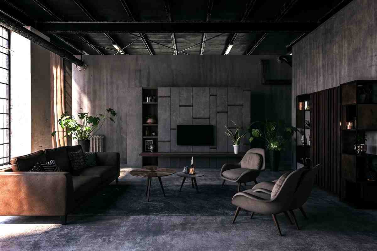 Dark Living Room